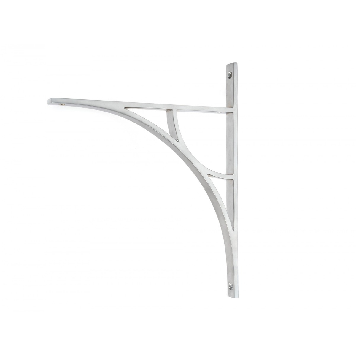 From the Anvil Satin Chrome Tyne Shelf Bracket 314mm x 250mm 51180