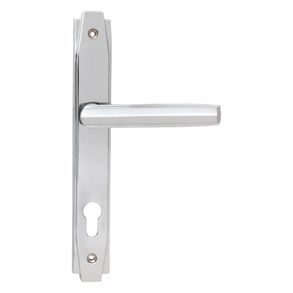 From the Anvil Polished Chrome Art Deco Slimline Lever Espag. Lock Set 51188