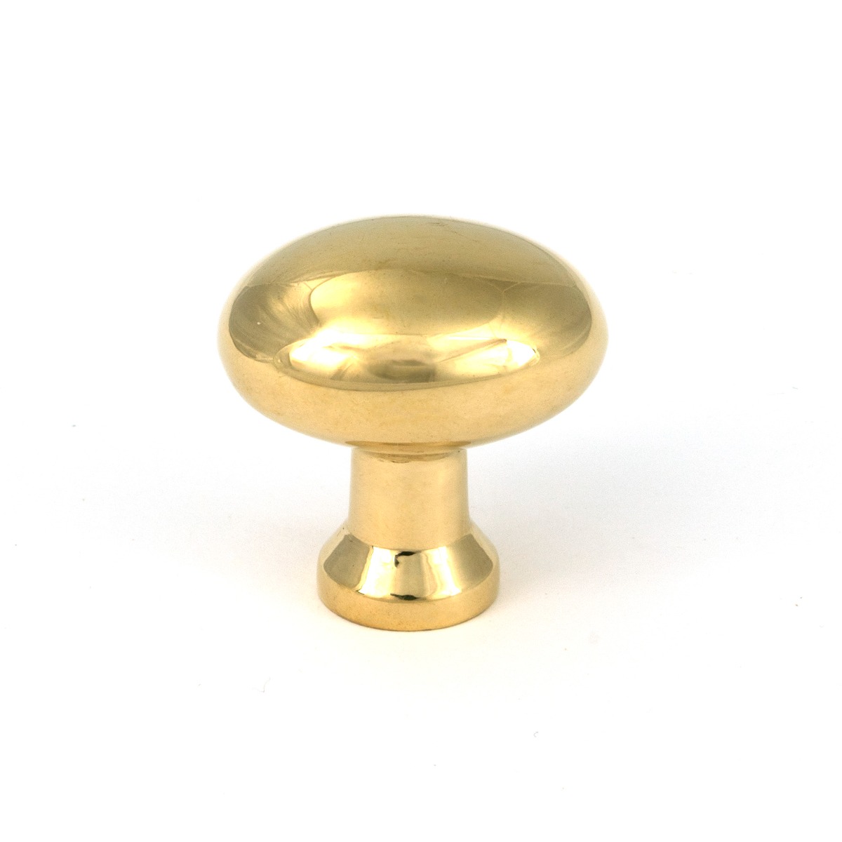 Polished Brass Moore Cabinet Knob 32mm From The Anvil