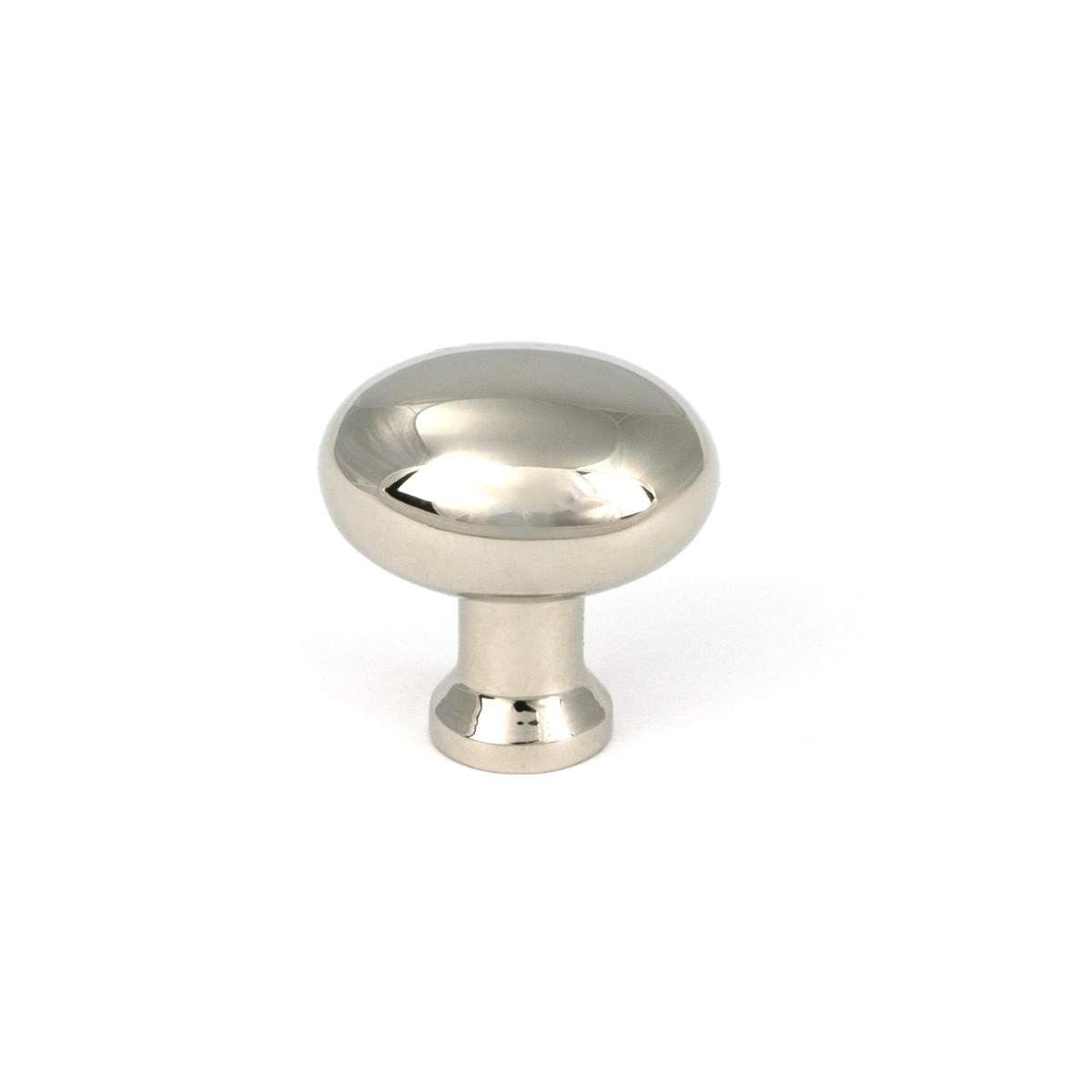 Polished Nickel Moore Cabinet Knob 25mm From The Anvil