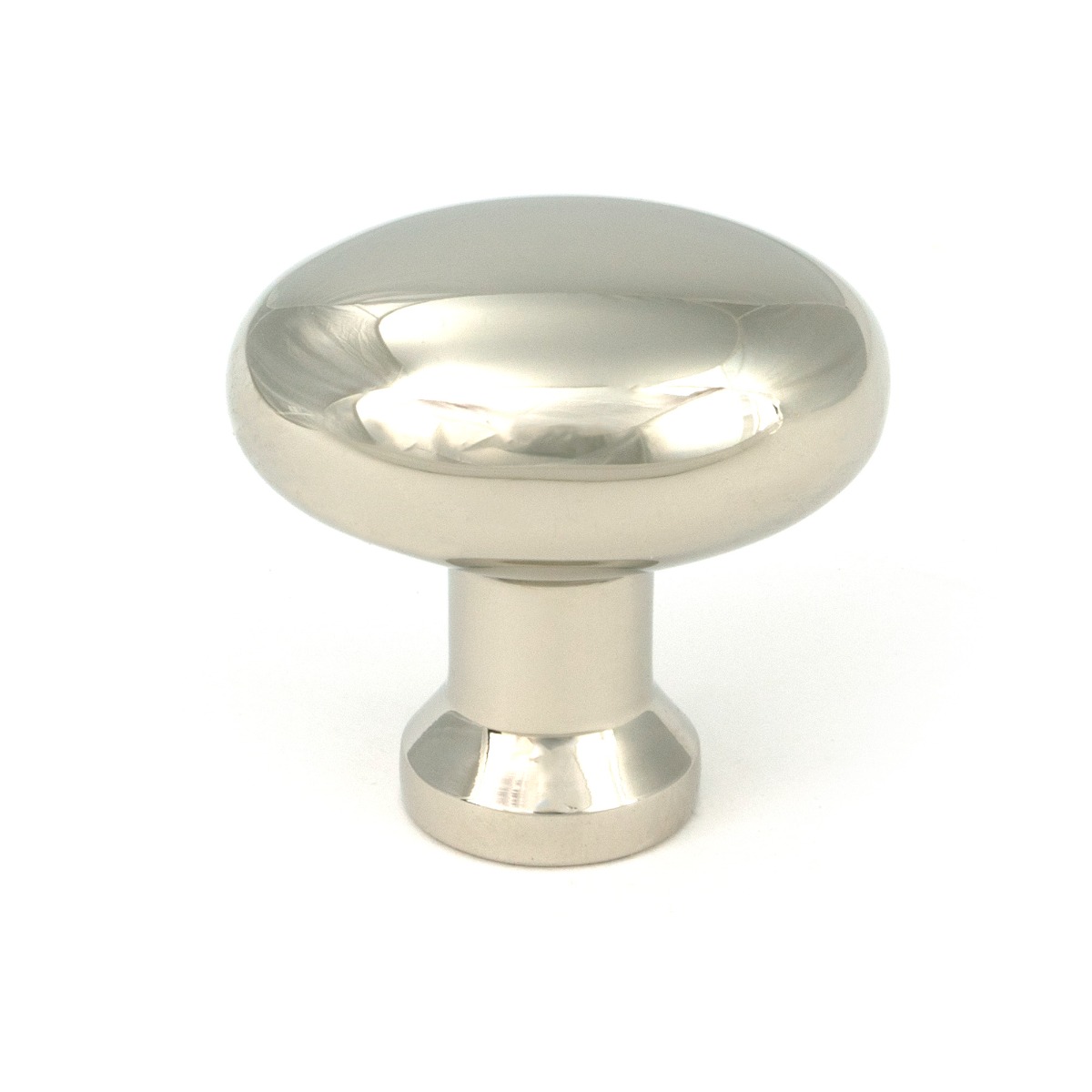 Polished Nickel Moore Cabinet Knob 38mm From The Anvil