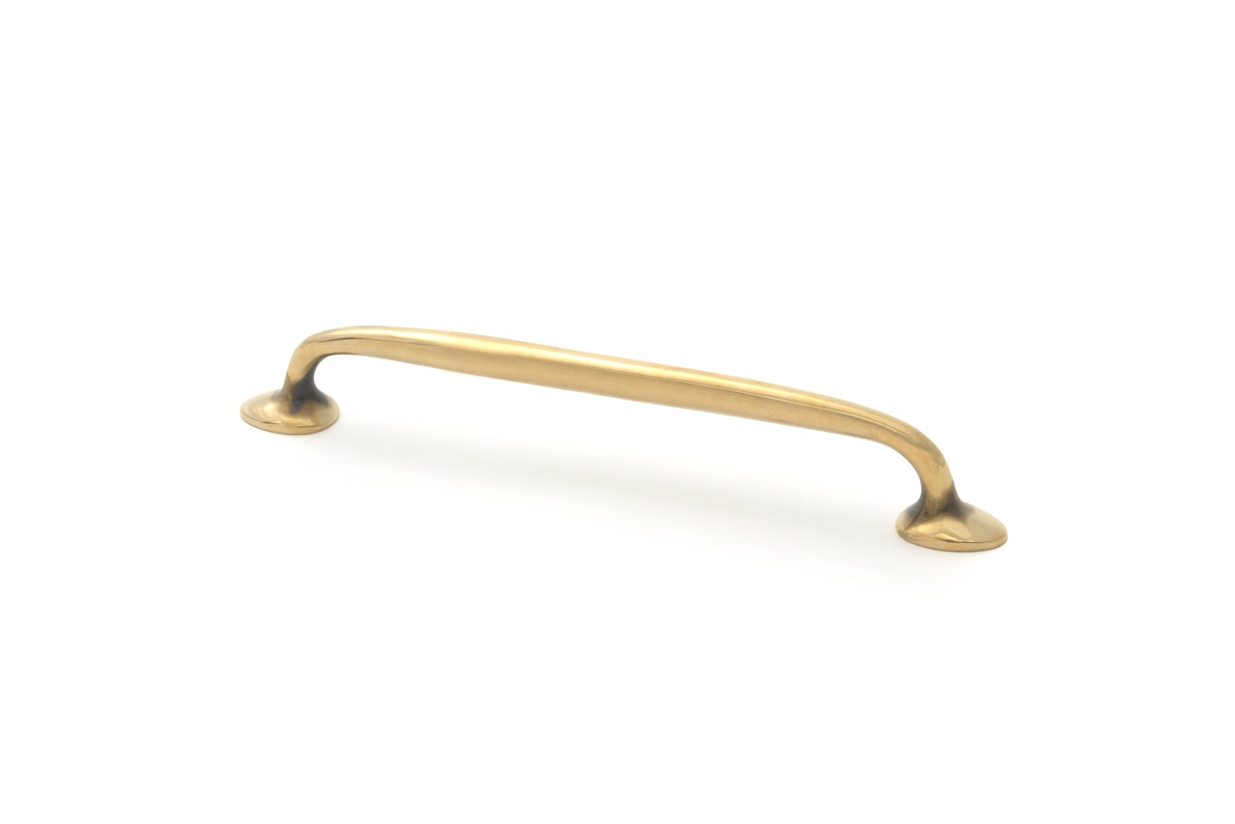 Aged Brass Moore Pull Handle Medium From The Anvil