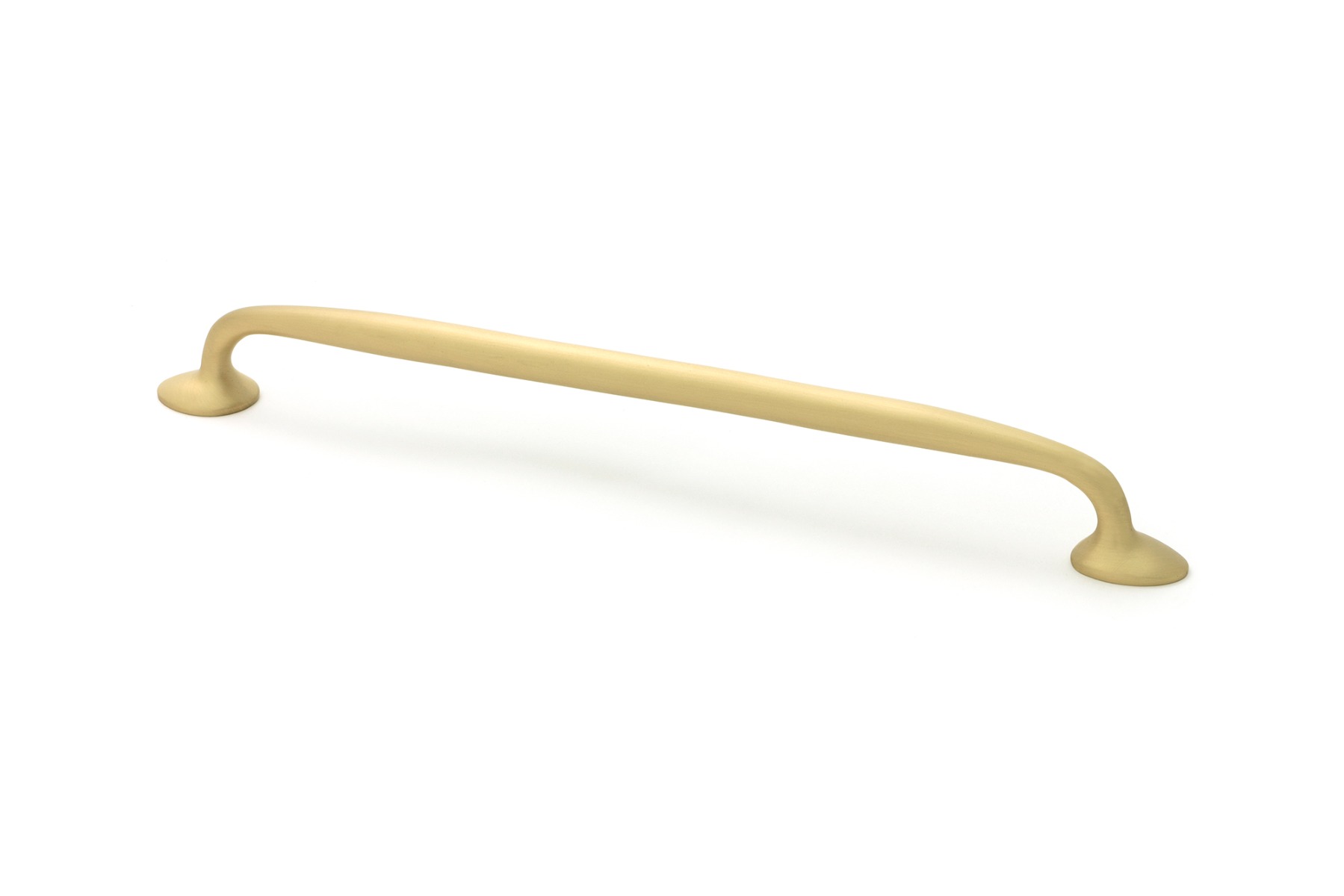 Satin Brass Moore Pull Handle Large From The Anvil