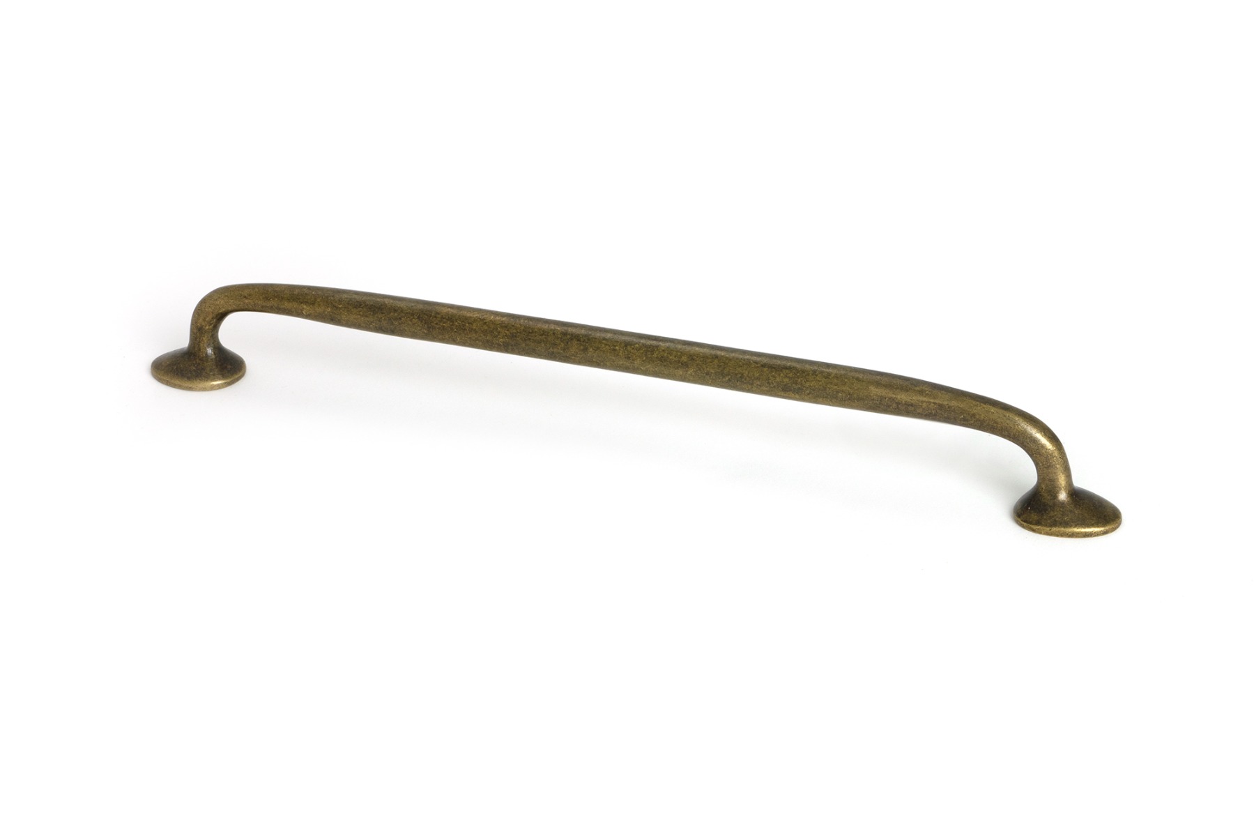 Burnished Brass Moore Pull Handle Large From The Anvil