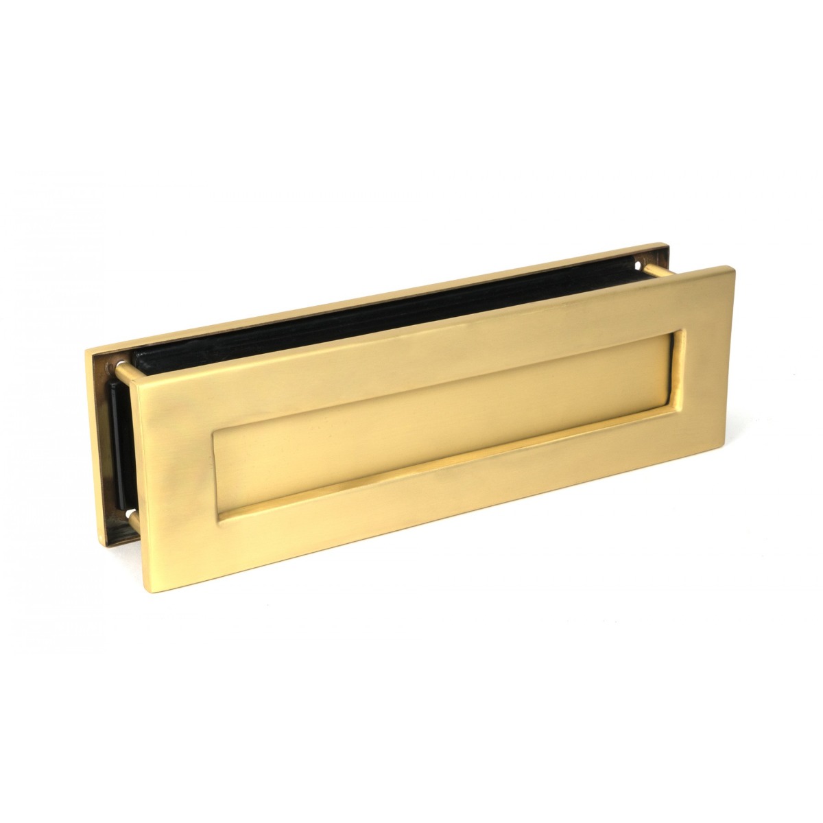 From the Anvil Satin Brass Traditional Letterbox 51308