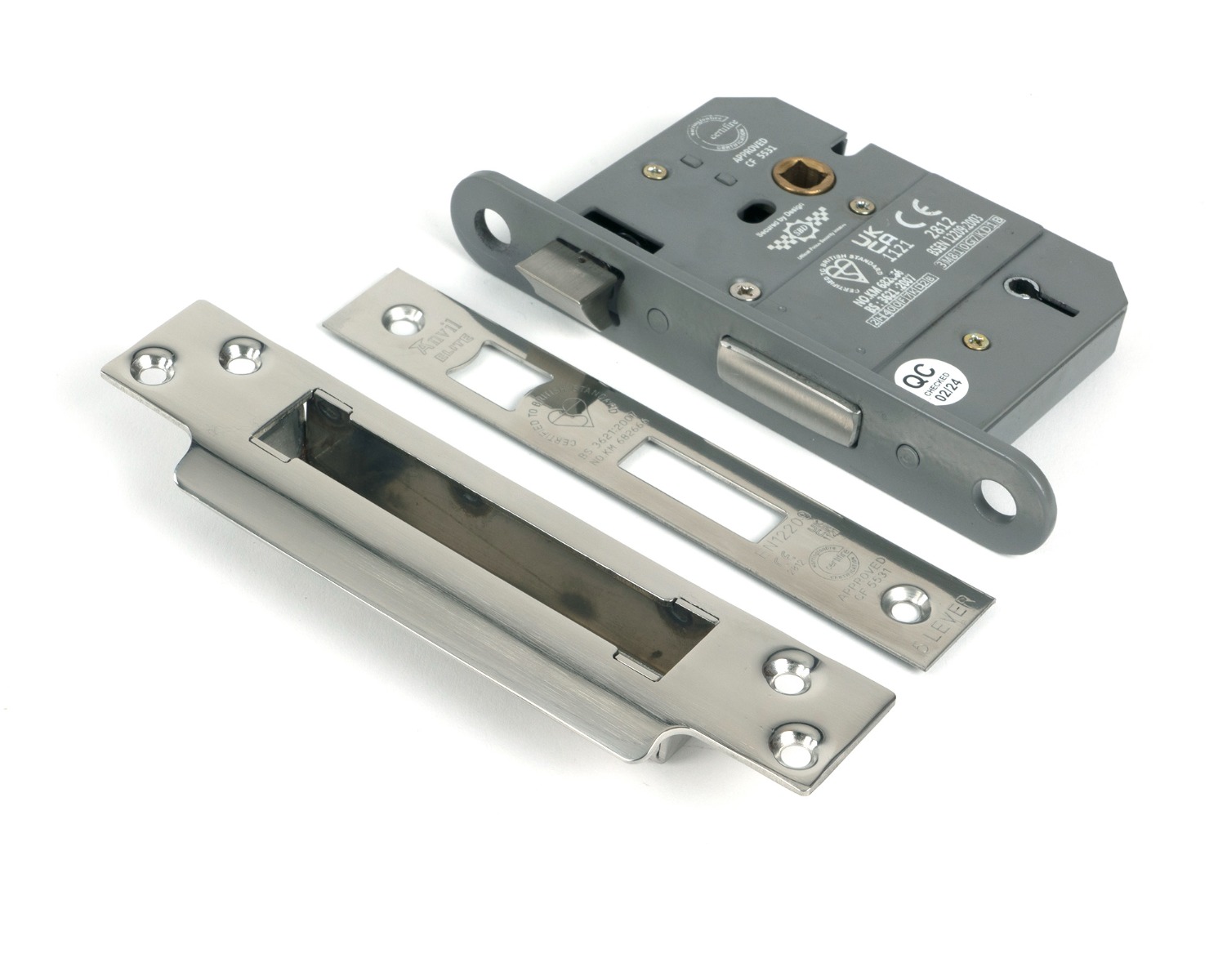 Polished Chrome 76mm 5 Lever Bs Sash Lock From The Anvil