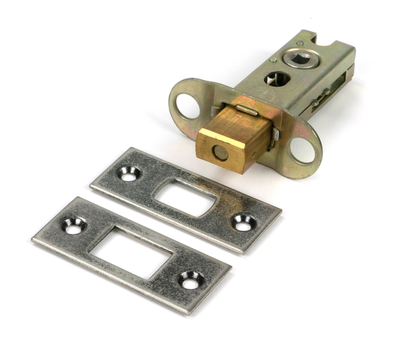 Pewter 65mm heavy Duty Tubular Deadbolt From The Anvil