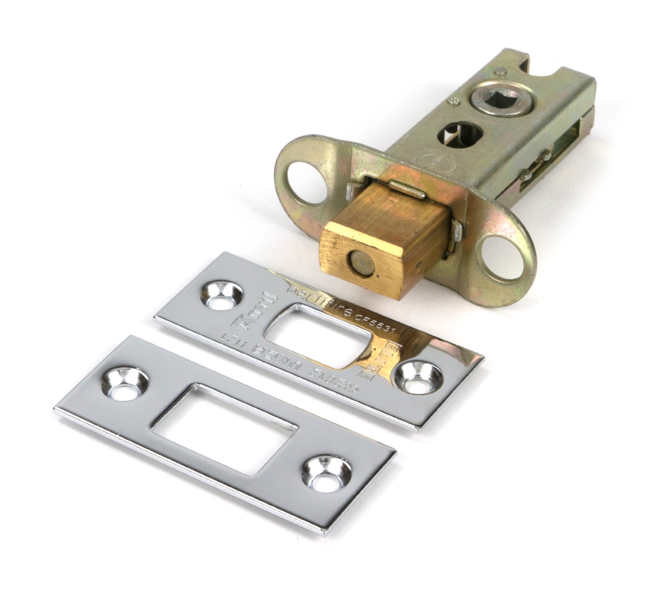Polished Chrome 65mm heavy Duty Tubular Deadbolt From The Anvil
