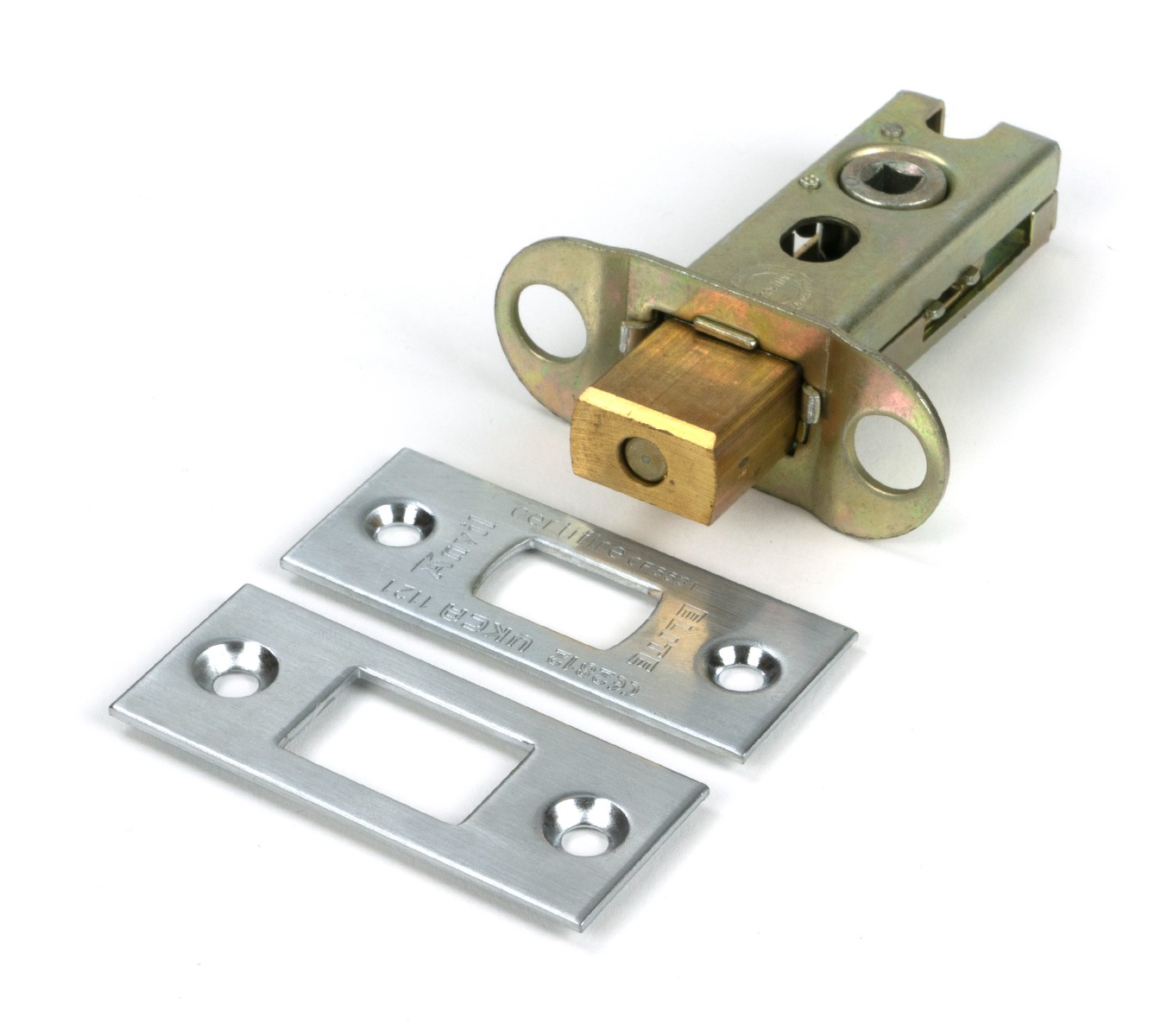 Satin Chrome 65mm heavy Duty Tubular Deadbolt From The Anvil
