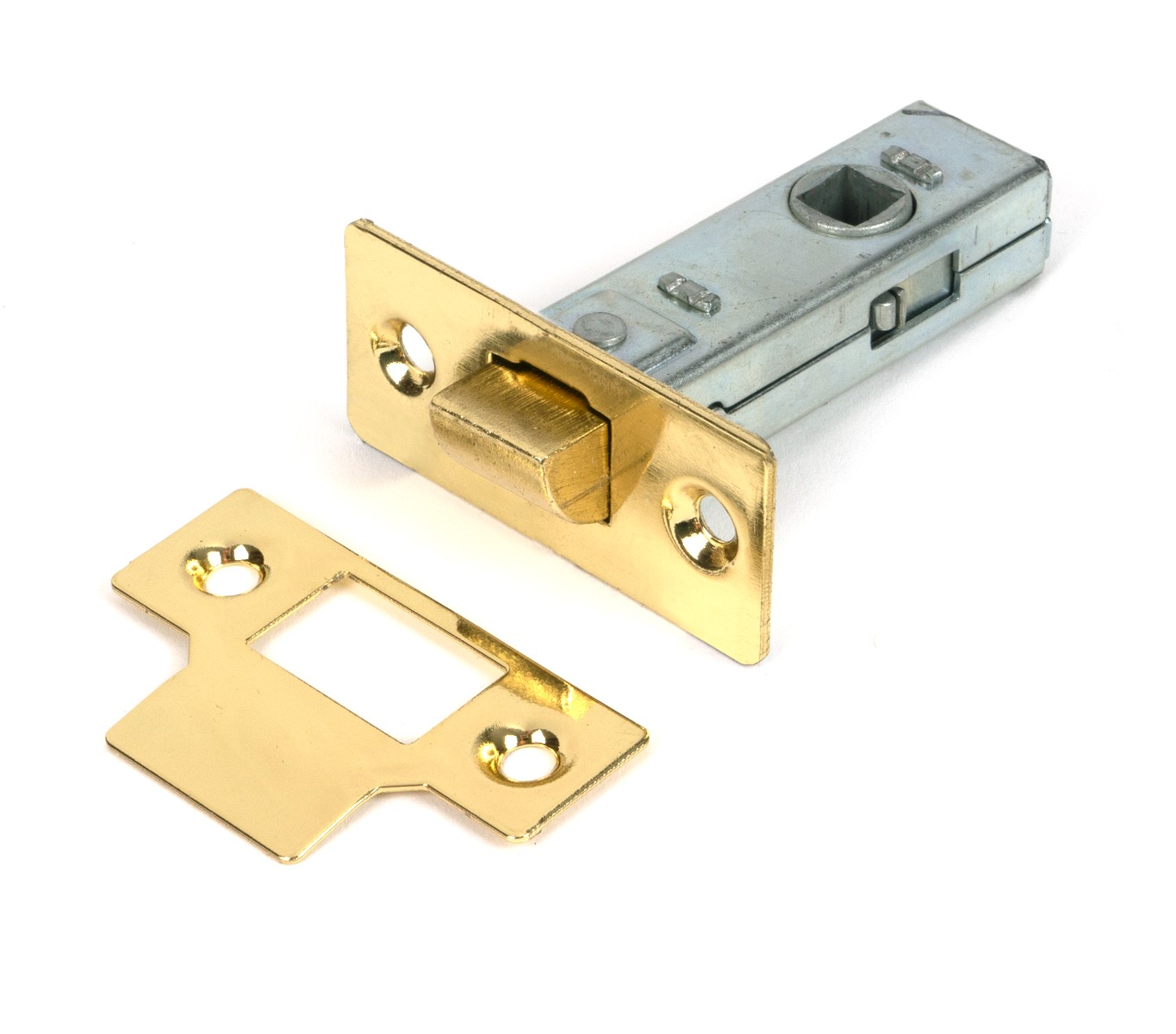 Polished Brass 65mm tubular Mortice Latch From The Anvil
