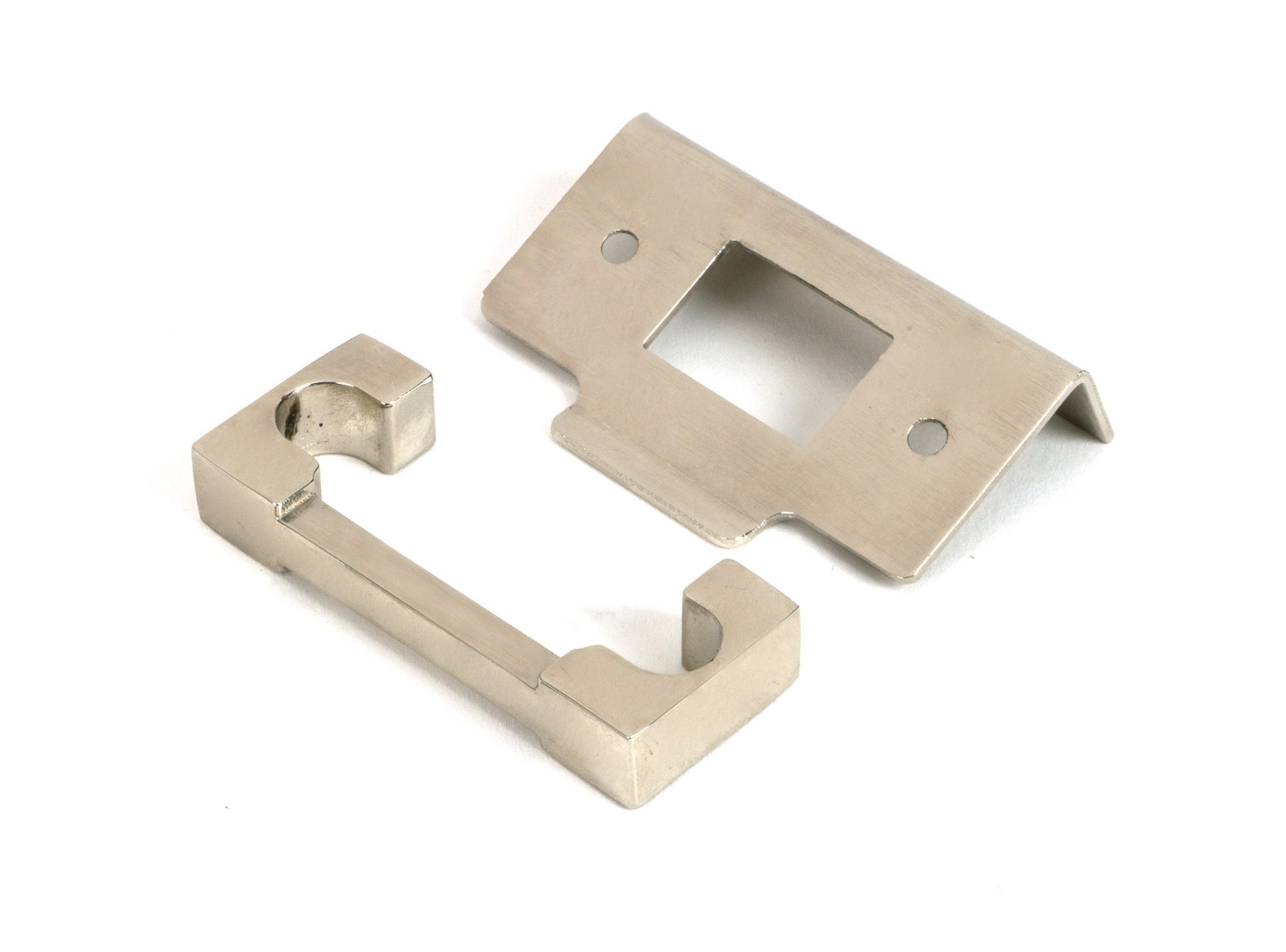 Polished Nickel 13mm door Rebate Kit For Heavy Duty Latch From The Anvil