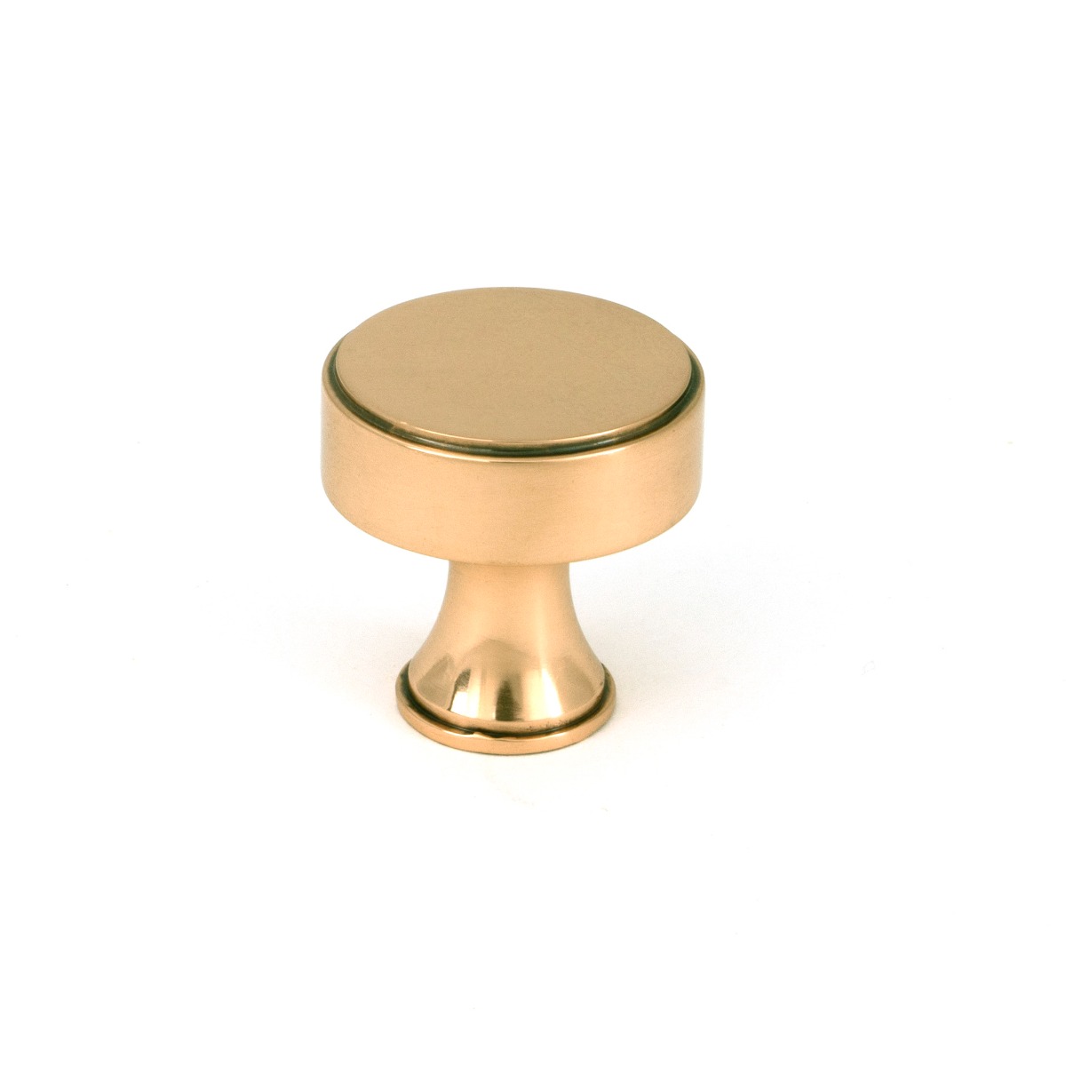 Polished Bronze Scully Cabinet Knob 25mm From The Anvil