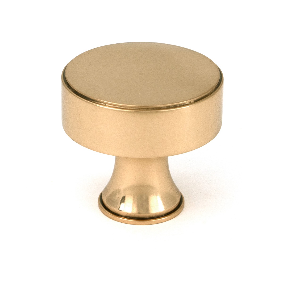 Polished Bronze Scully Cabinet Knob 38mm From The Anvil