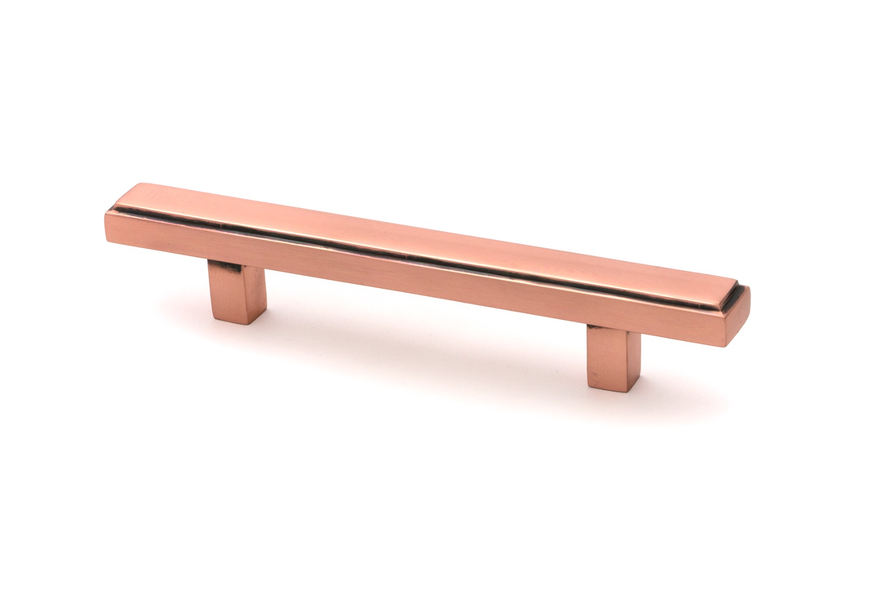 Polished Bronze Scully Pull Handle Small From The Anvil