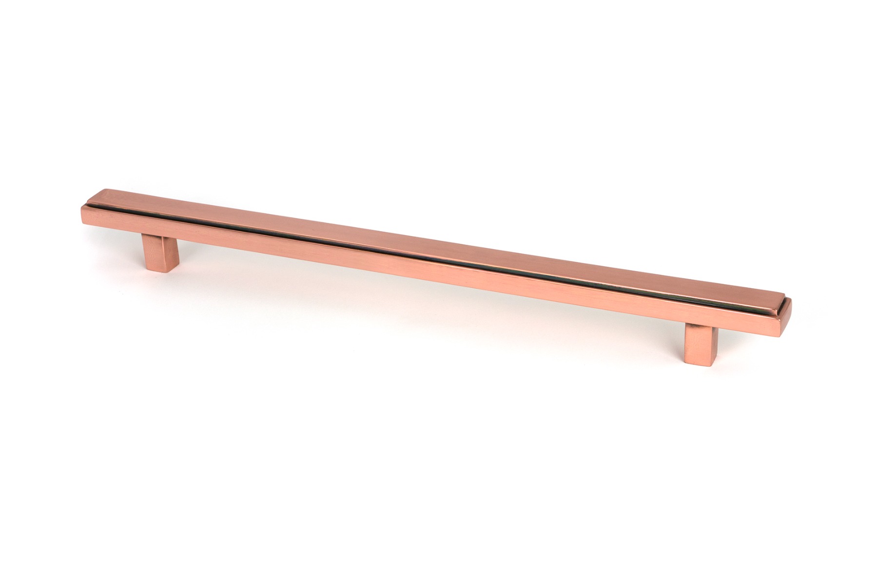 Polished Bronze Scully Pull Handle Large From The Anvil