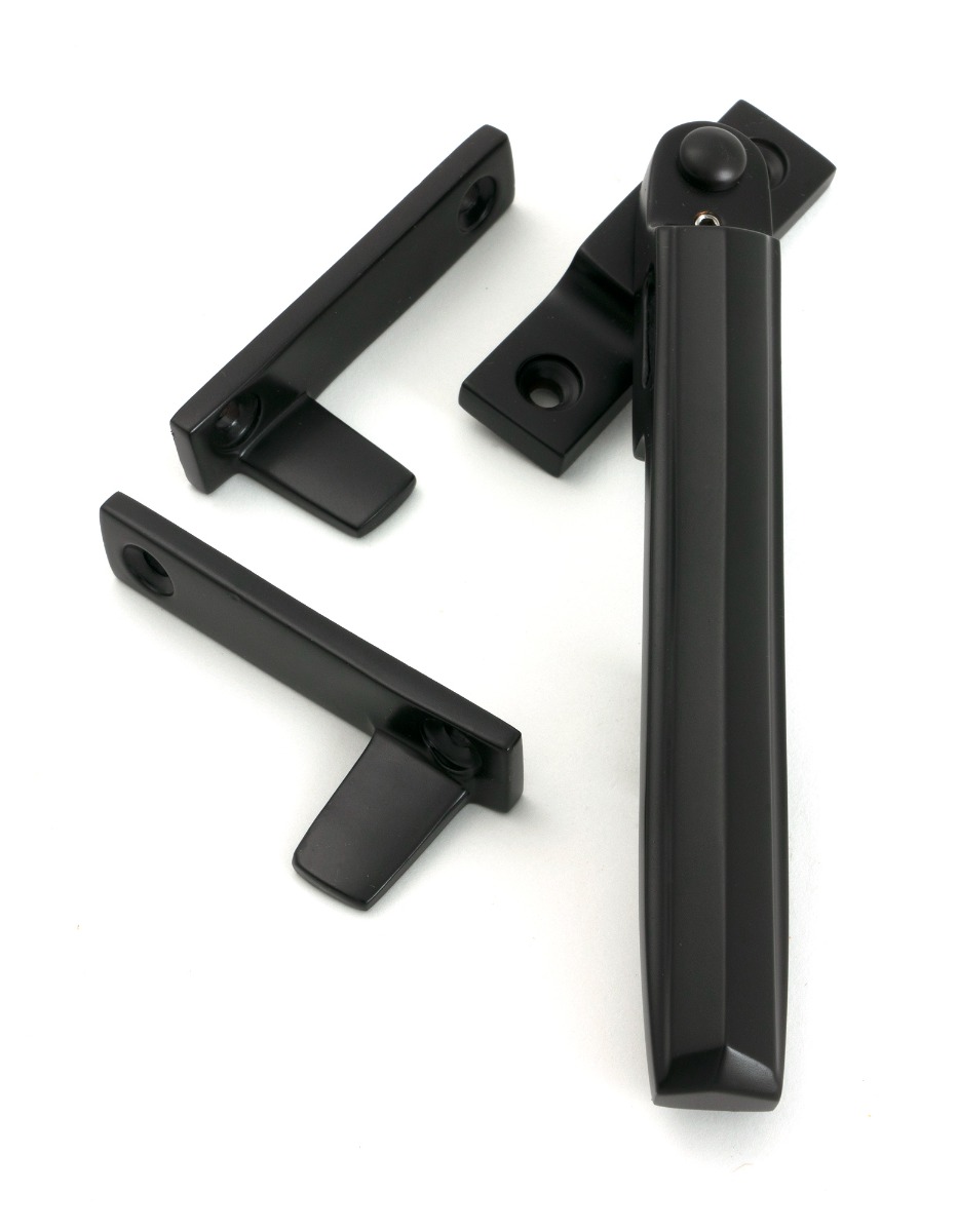Aged Bronze Nightvent Locking Art Deco Fastener From The Anvil