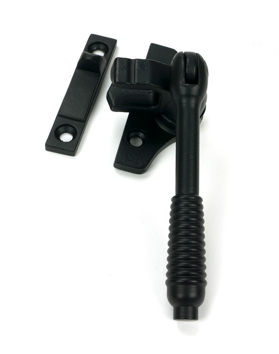 Matt Black Nightvent Locking Reeded Fastener Steel Window From The Anvil