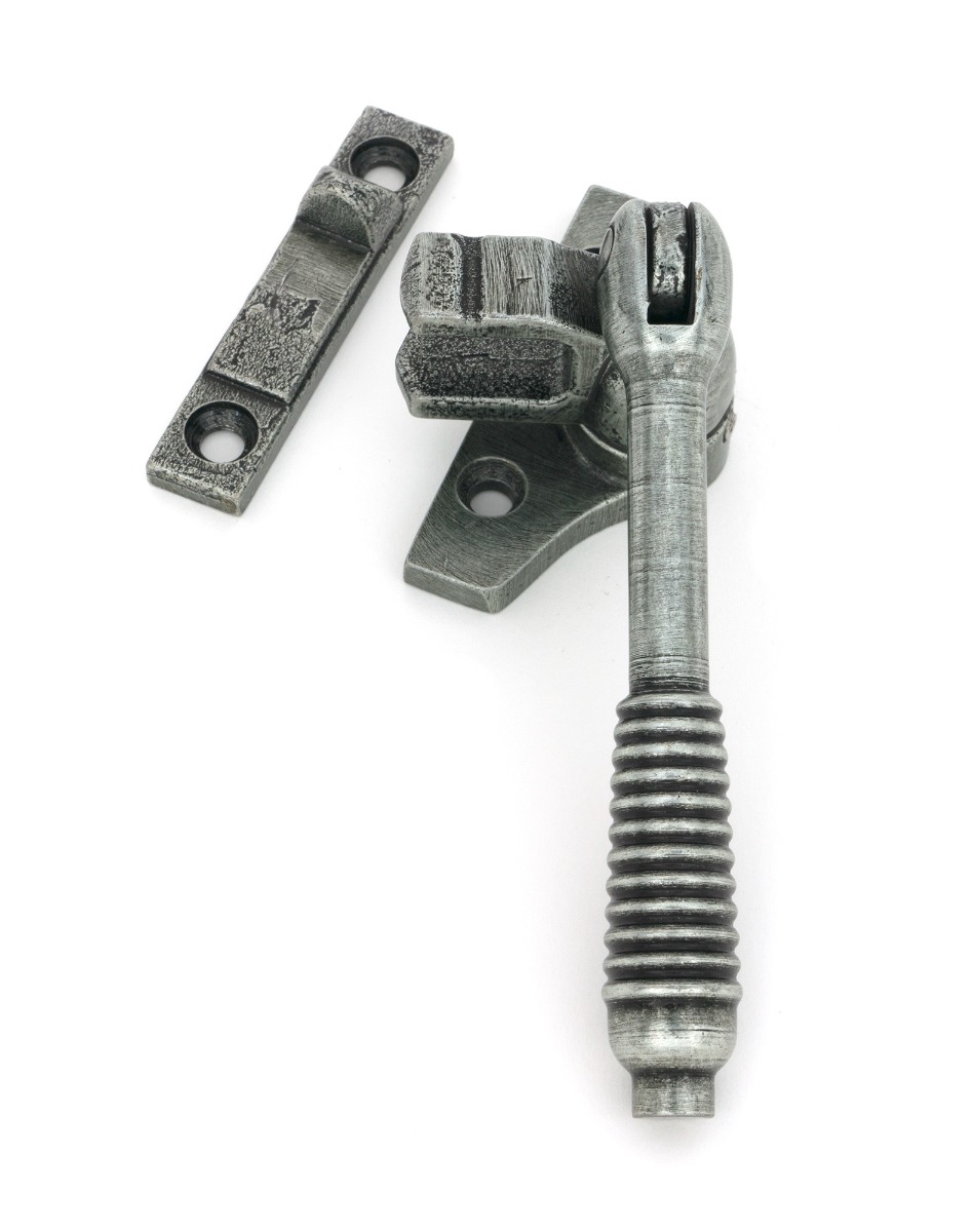 Pewter Nightvent Locking Reeded Fastener Steel Window From The Anvil