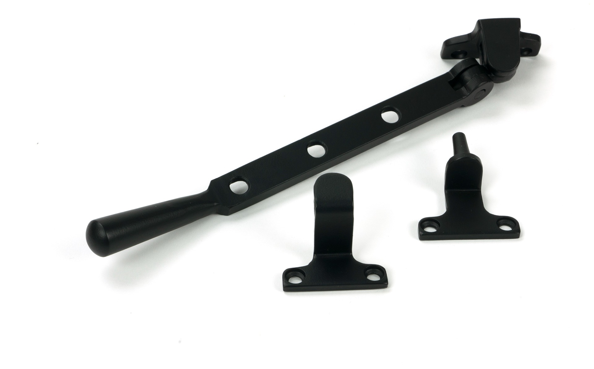 Matt Black 204mm Newbury Stay Steel Window From The Anvil