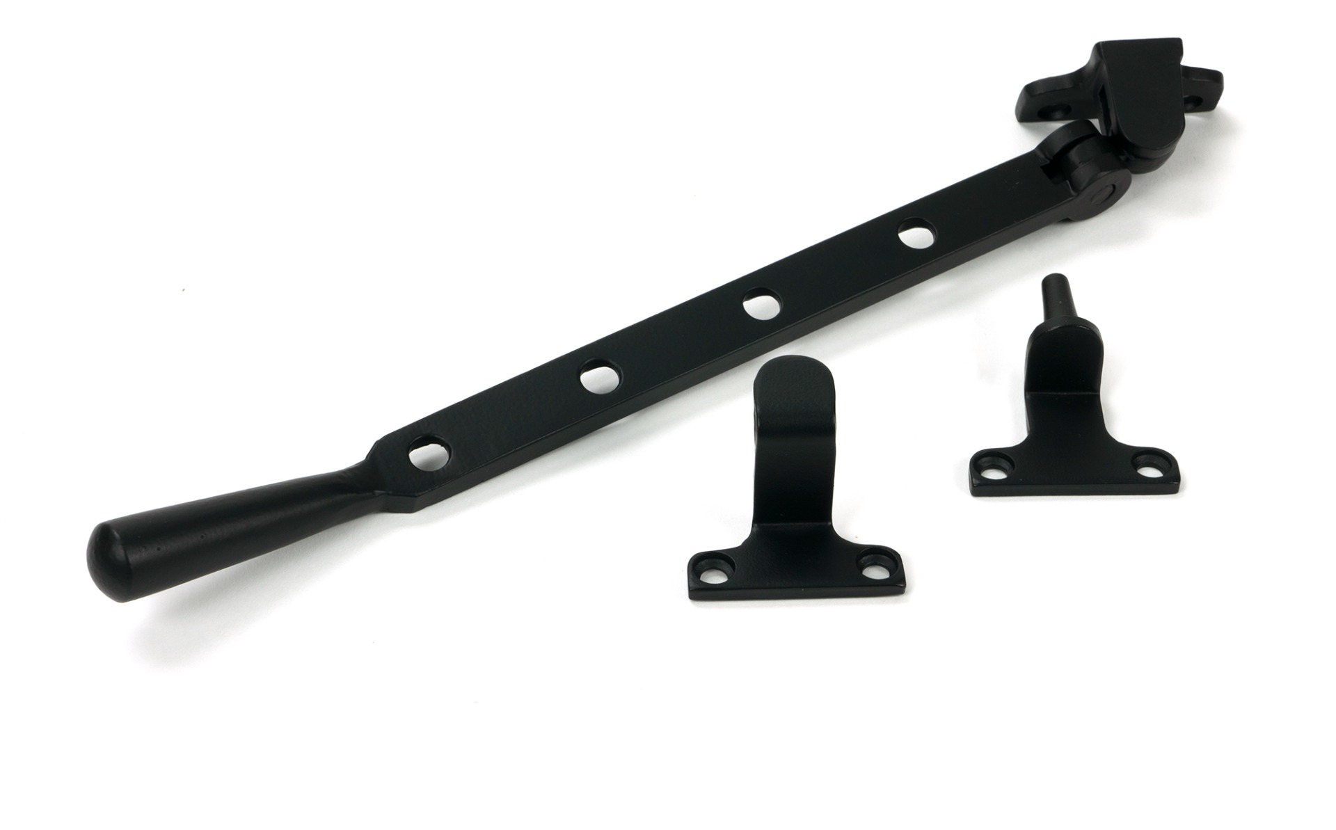 Matt Black 254mm Newbury Stay Steel Window From The Anvil