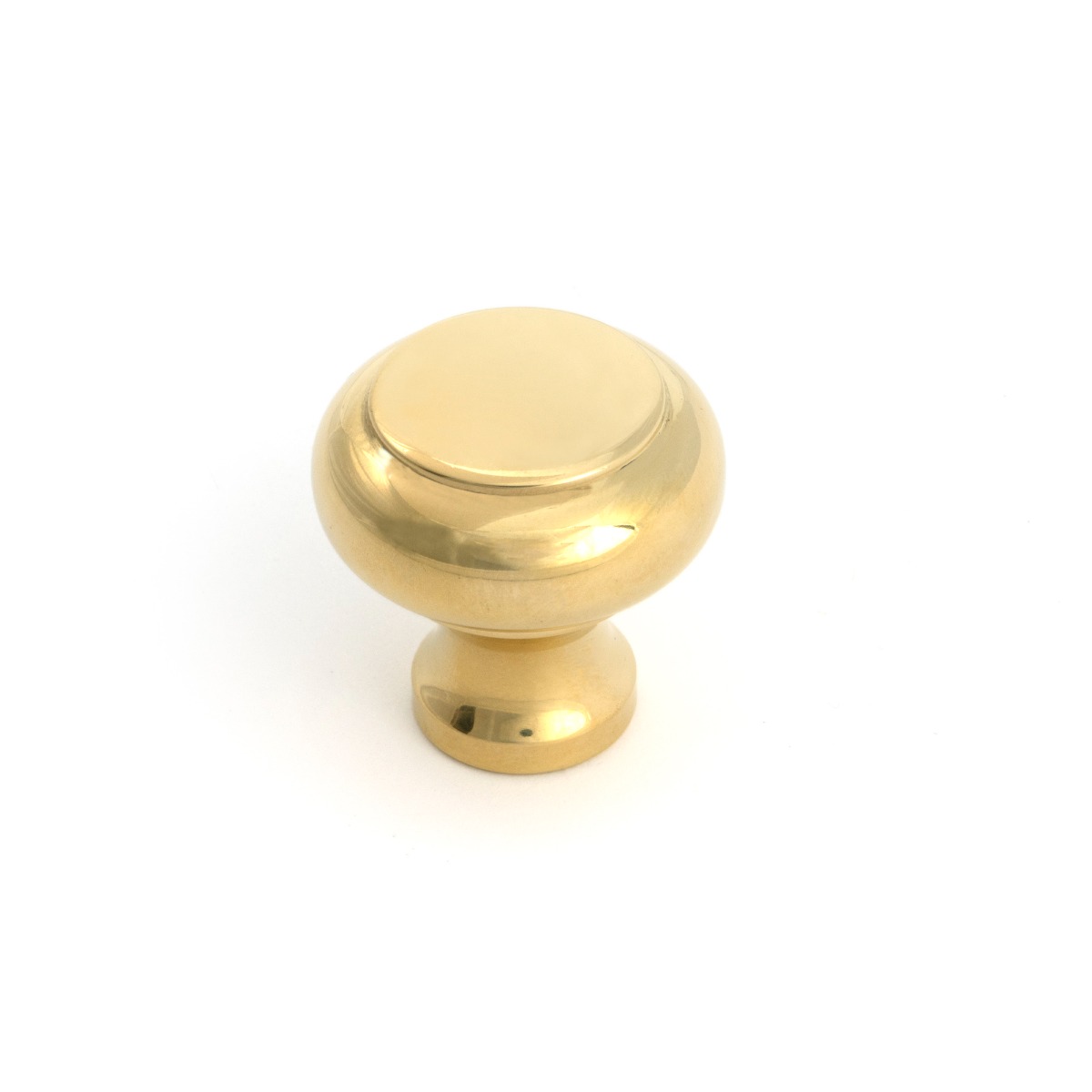 Polished Brass Regency Cabinet Knob Small From The Anvil