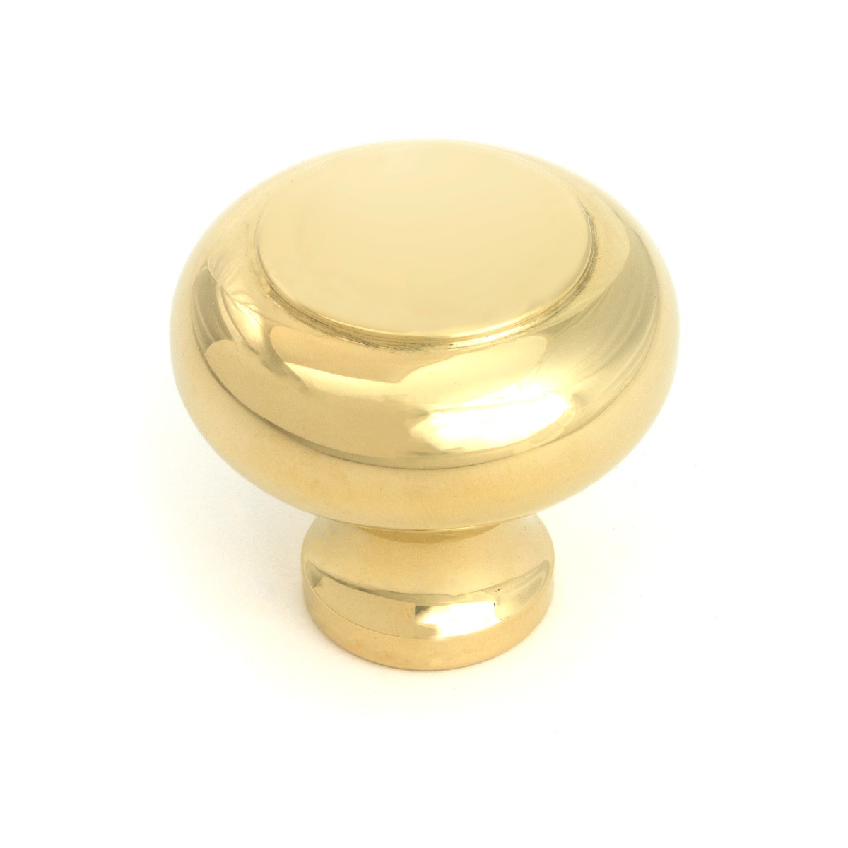 Polished Brass Regency Cabinet Knob Large From The Anvil