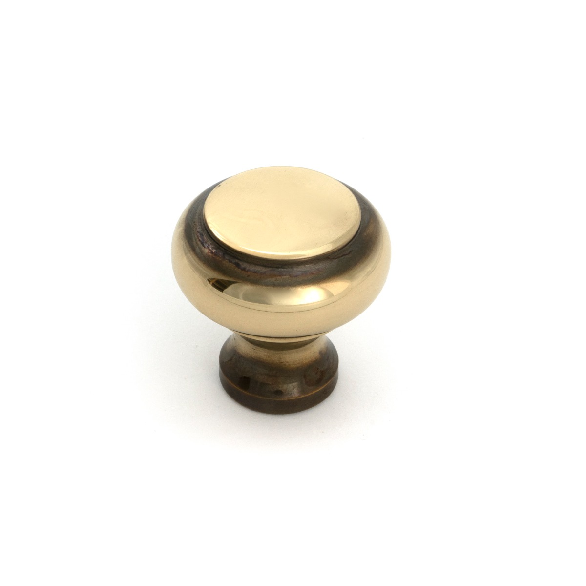 Aged Brass Regency Cabinet Knob Small From The Anvil