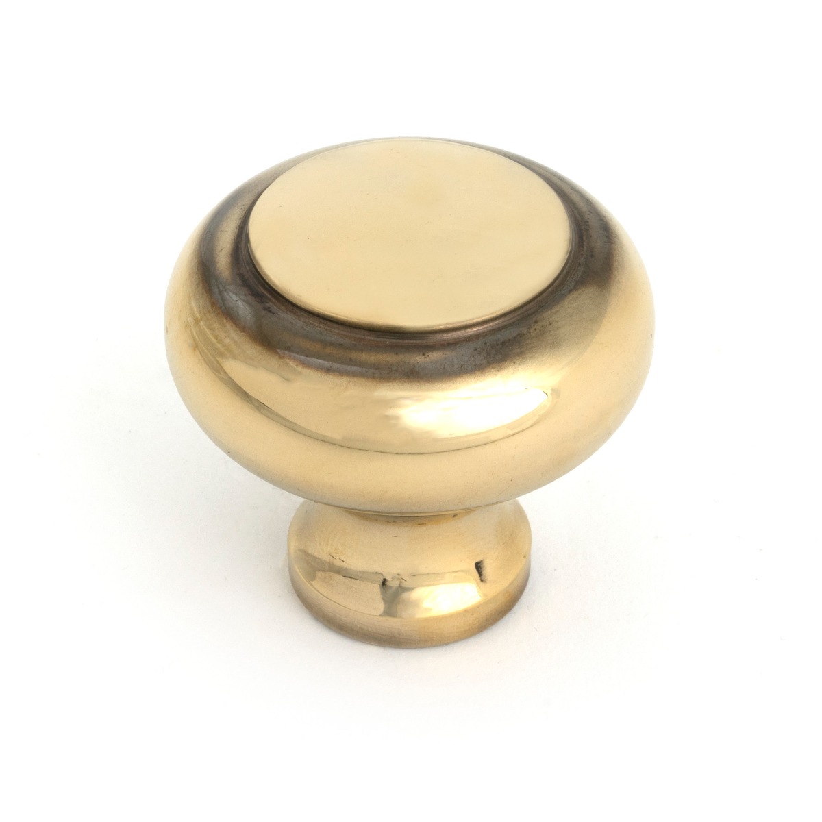 Aged Brass Regency Cabinet Knob Large From The Anvil