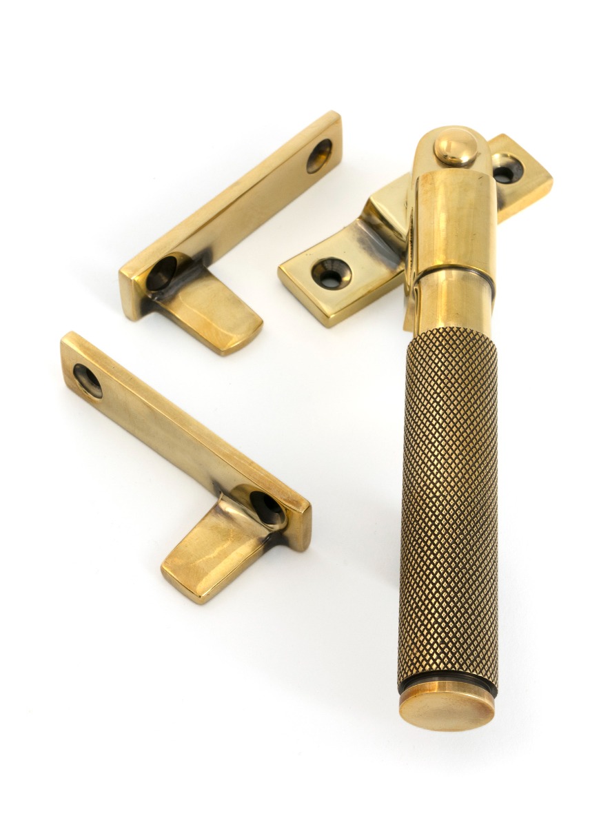 Aged Brass Nightvent Locking Brompton Fastener From The Anvil