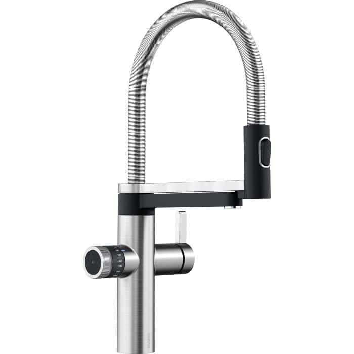 BLANCO drink.hot EVOL-S Pro Kitchen Hot Water Tap PVD Steel