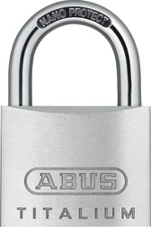 ABUS 64TI/45 Titalium Key Differed Std Shackle Titalium Padlock 64 Size 45mm