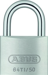 ABUS 64TI/50 Titalium Key Differed Std Shackle Titalium Padlock 64 Size 50mm