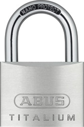 ABUS 64TI/60 Titalium Key Differed Std Shackle Titalium Padlock 64 Size 60mm