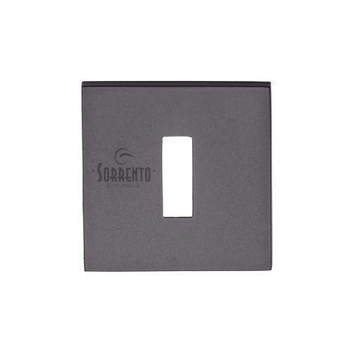 Sorrento 5M-4048-Q-153 Key Escutcheon Square Matt Black