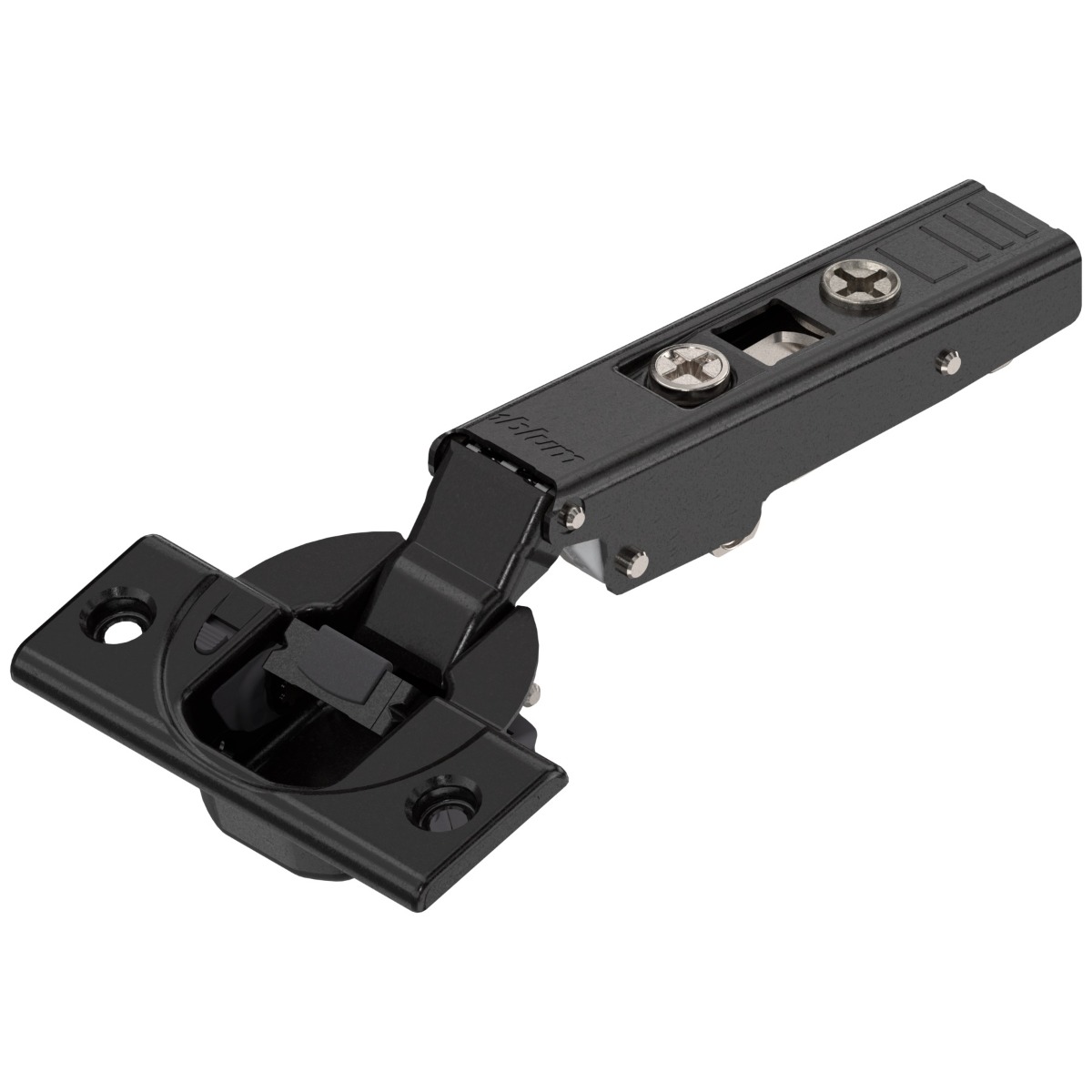 BLUM 71B3550.OB Clip Top Blumotion Hinge 110Â° Overlay Screw-On Onyx Black