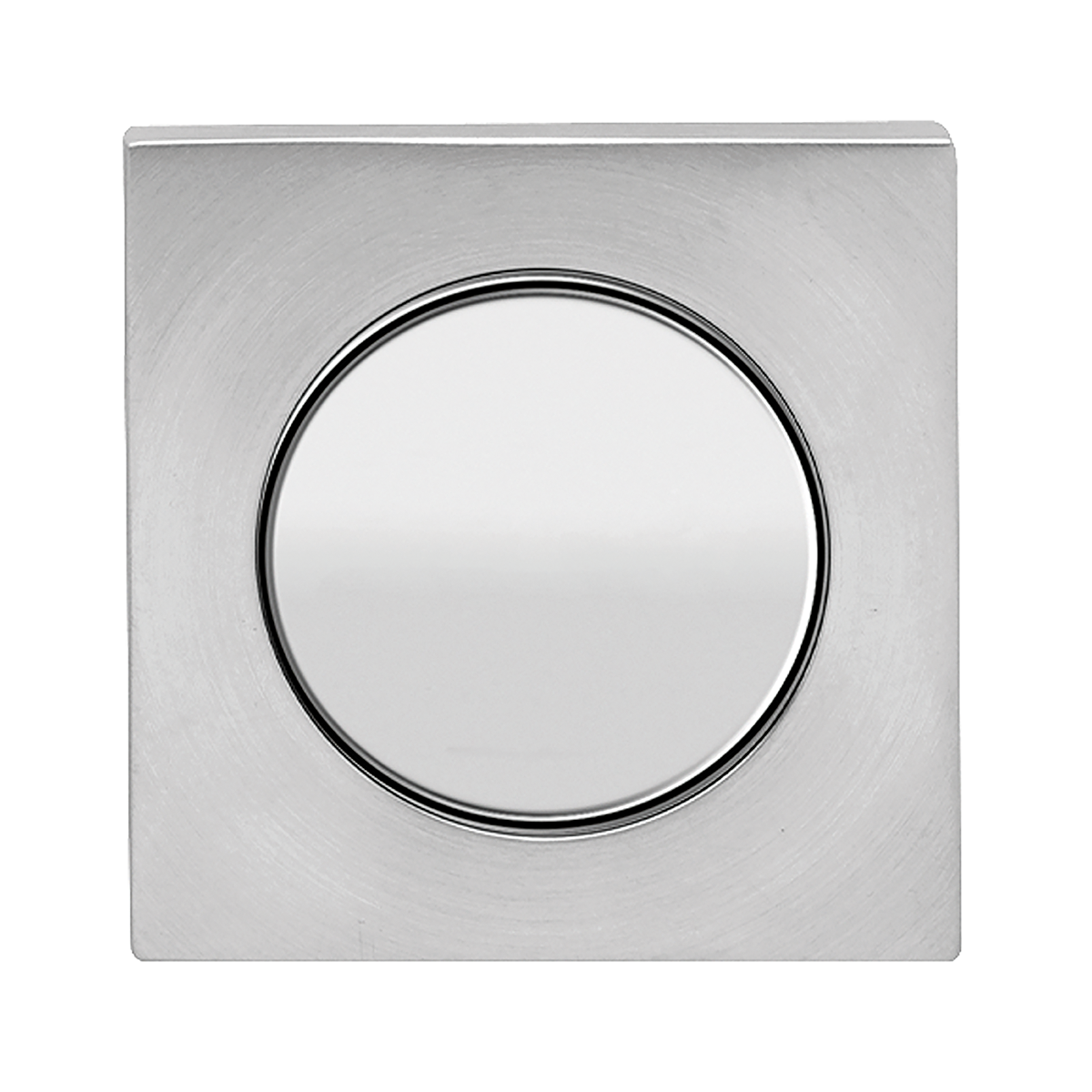 Karcher Design EZ1340 BL 73 3 piece rose, blind Escutcheons satin / polished stainless steel