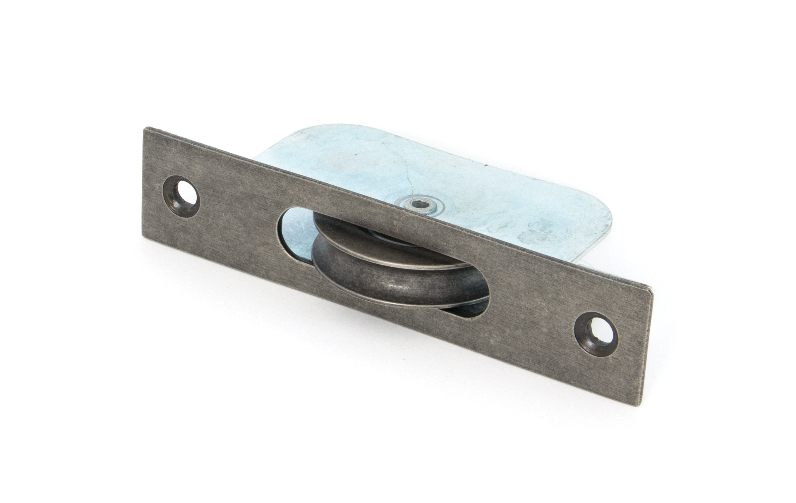 From The Anvil 83641 Antique Pewter Square Ended Sash Pulley 75kg