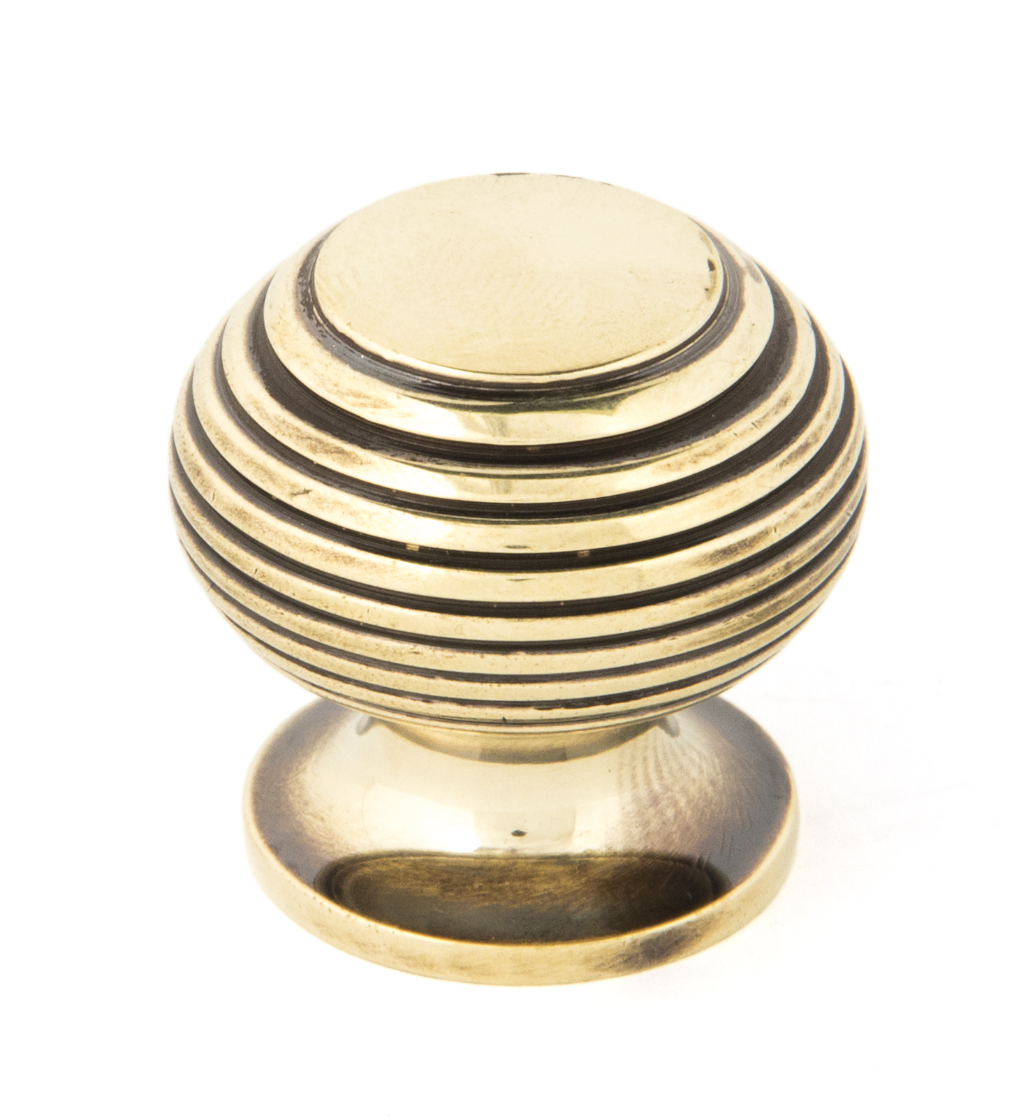 From The Anvil 83865 Aged Brass Beehive Cabinet Knob 30mm