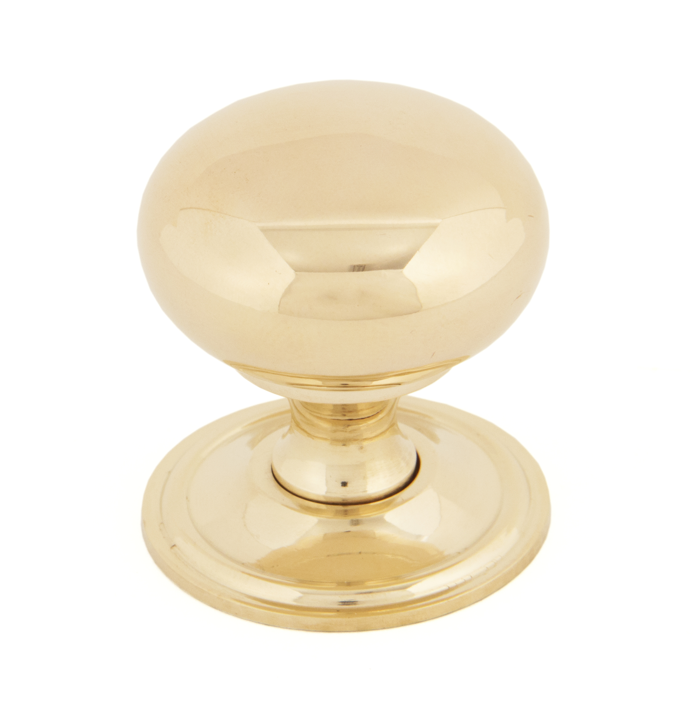From The Anvil 83877 Polished Brass Mushroom Cabinet Knob 38mm