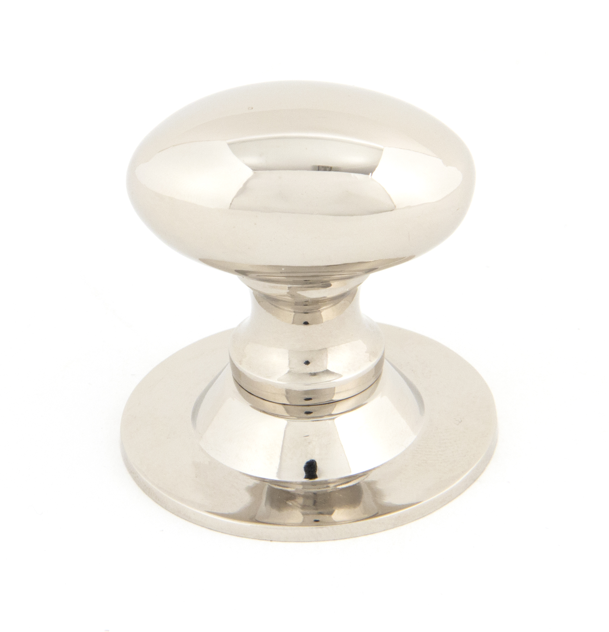 From The Anvil 83886 Polished Nickel Oval Cabinet Knob 33mm