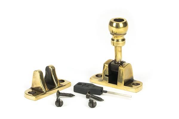 From The Anvil 83933 Aged Brass Mushroom Brighton Fastener (Radiused) Aged Brass