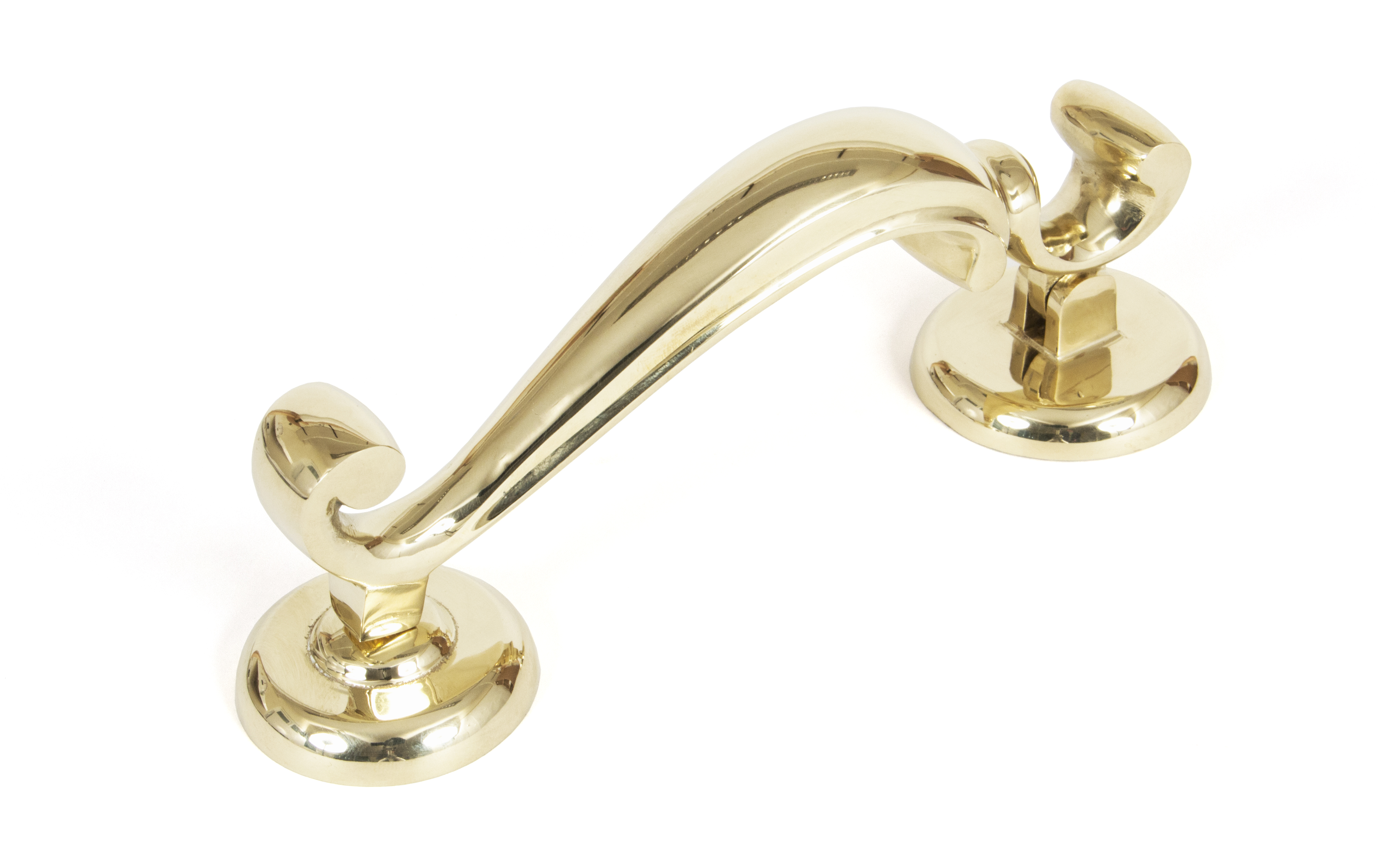 From The Anvil 90251 Polished Brass Doctors Door Knocker