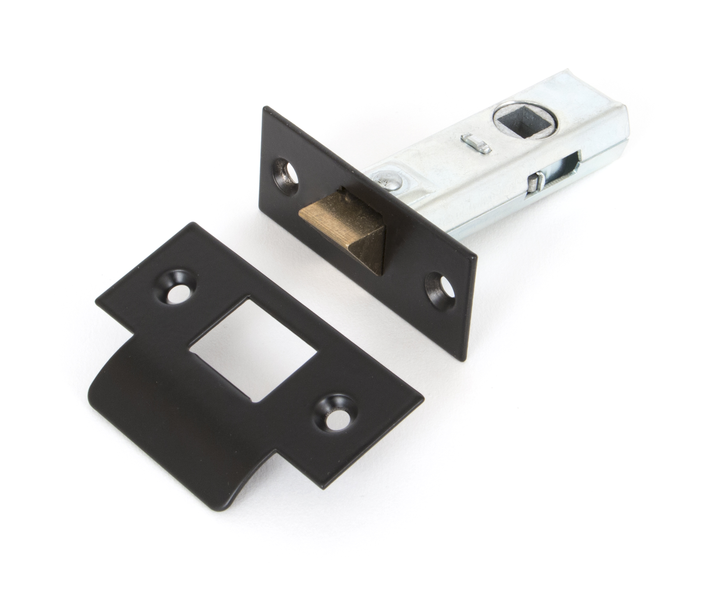 Black 65mm tubular Mortice Latch From The Anvil