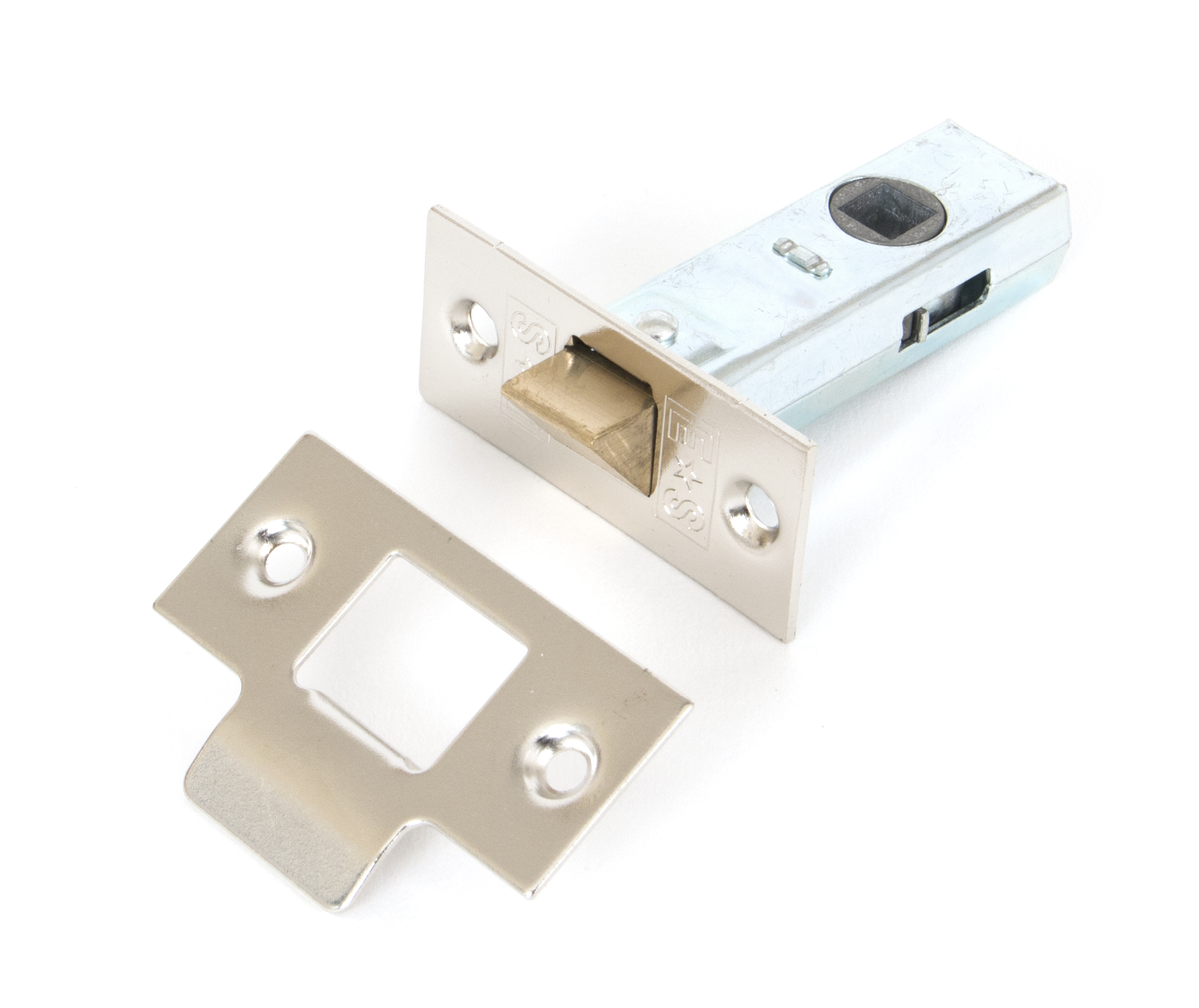 Nickel 65mm tubular Mortice Latch From The Anvil