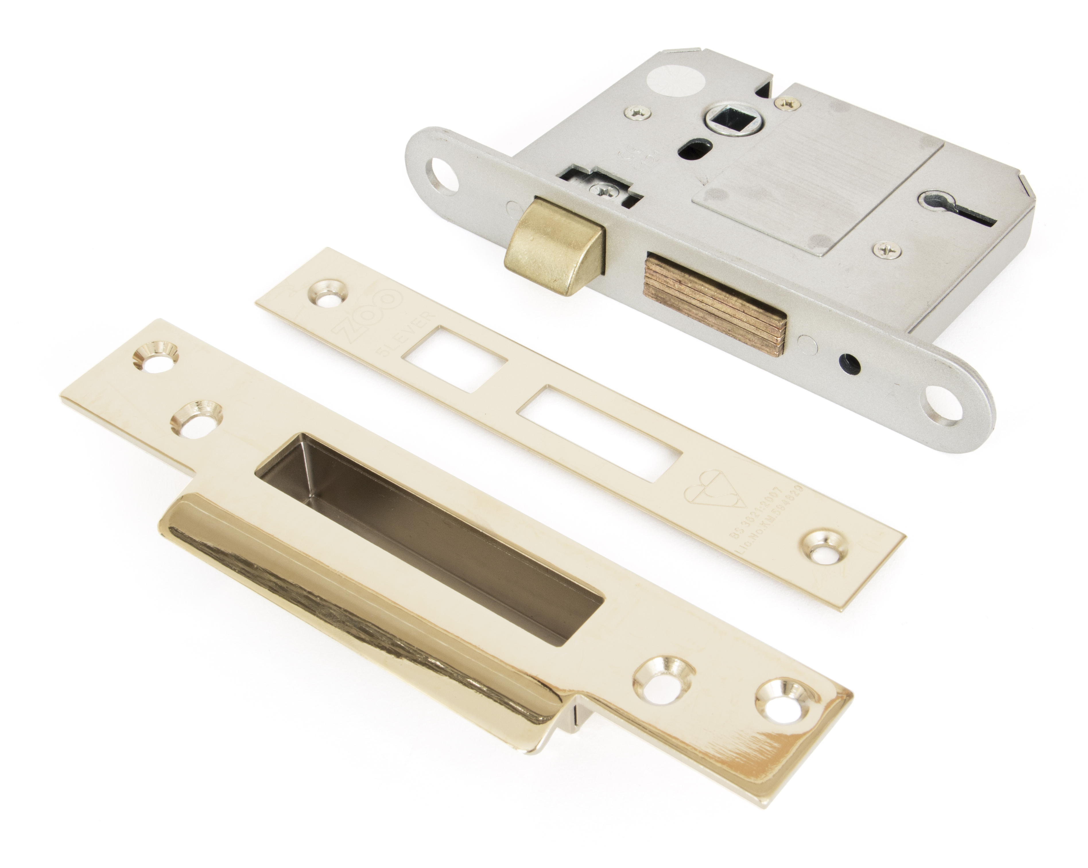 Pvd 76mm 5 Lever Bs Sash Lock From The Anvil