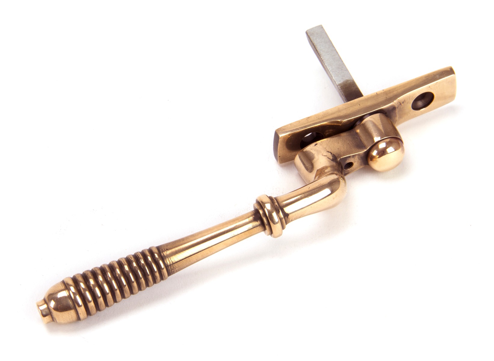 From The Anvil 91942 Polished Bronze Reeded Espag - LH