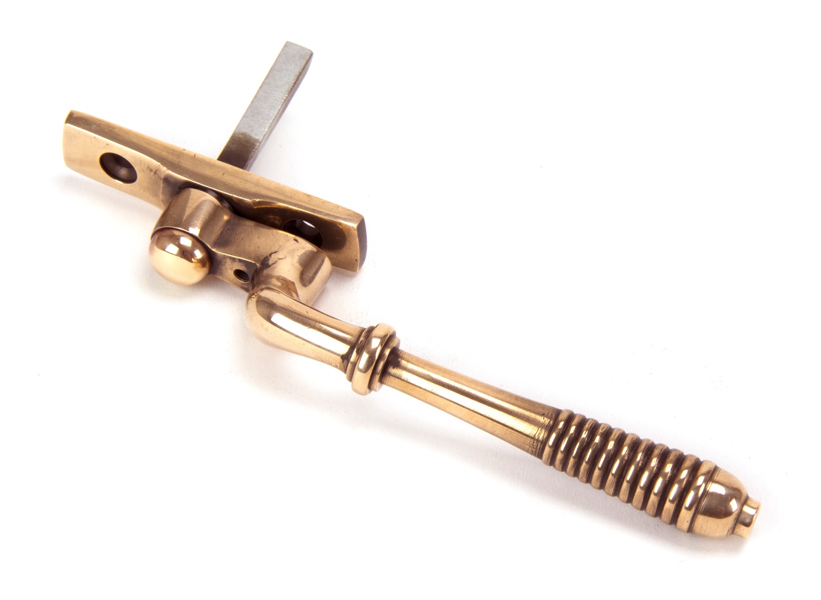 From The Anvil 91943 Polished Bronze Reeded Espag - RH