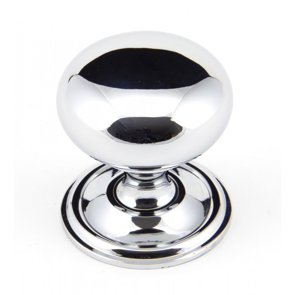 From The Anvil 92031 Polished Chrome Mushroom Cabinet Knob 38mm
