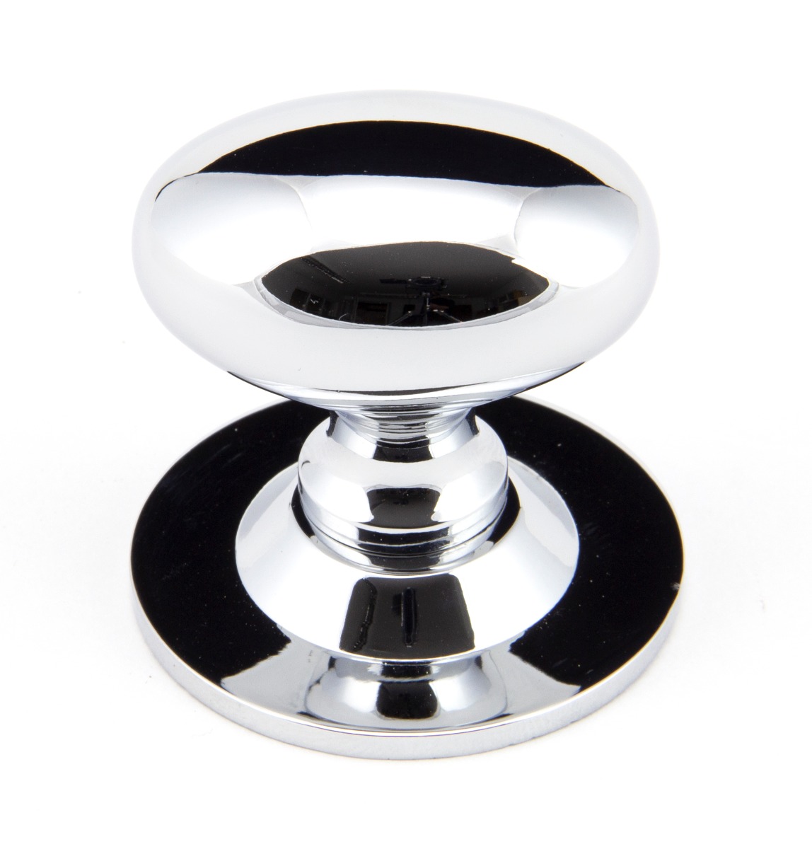 From The Anvil 92033 Polished Chrome Oval Cabinet Knob 40mm