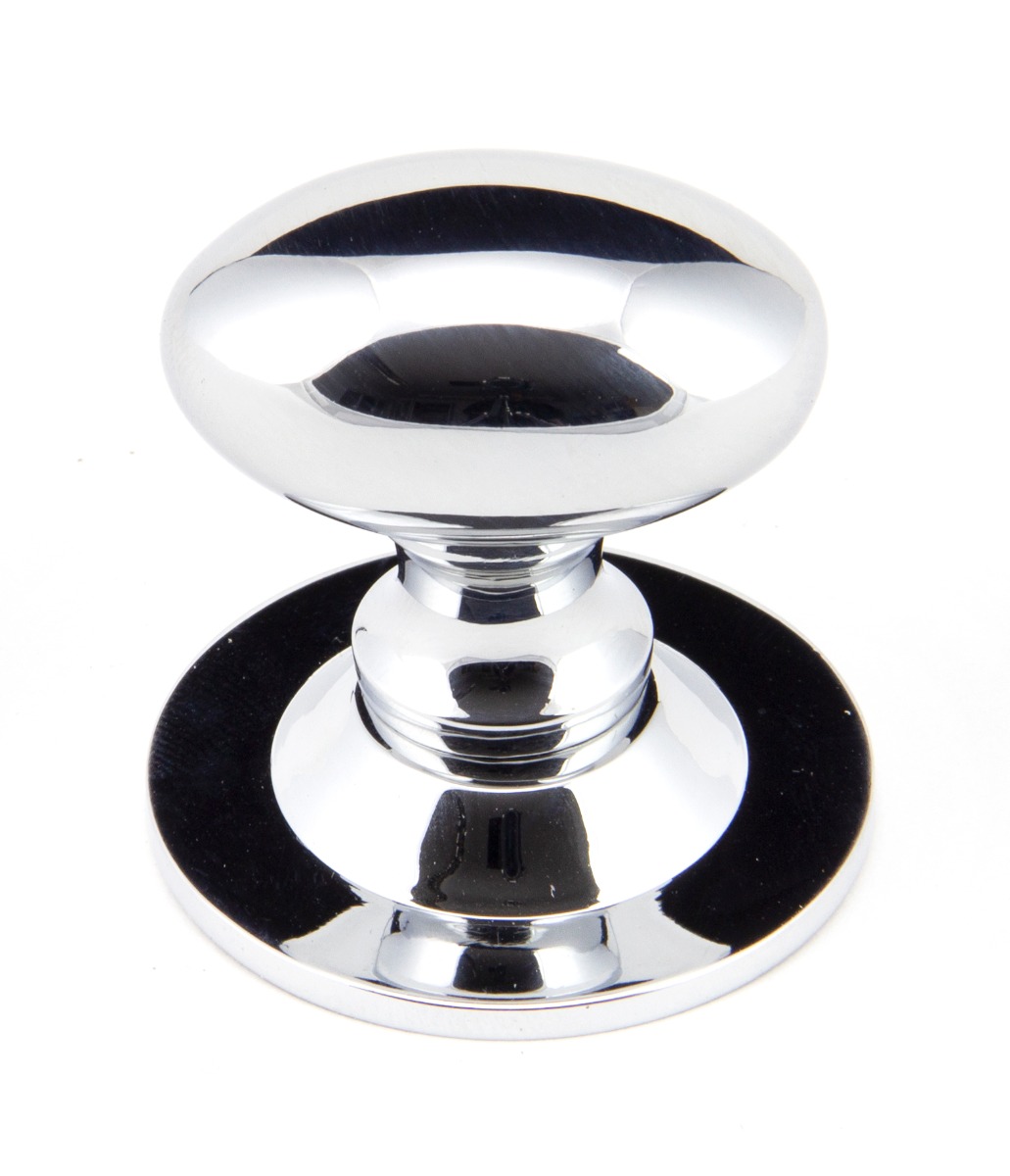 From The Anvil 92034 Polished Chrome Oval Cabinet Knob 33mm
